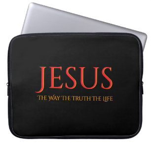 Jesus The Way The Truth The Life  Laptop Sleeve