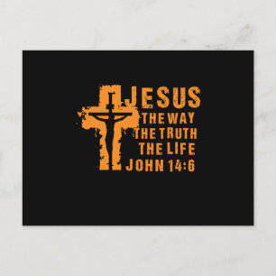 Jesus The Way The Truth The Life Religion God Gift Postcard