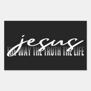 Jesus The Way The Truth The Life Sticker