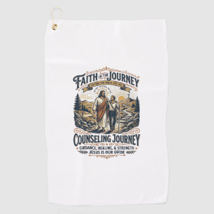 Jesus Therapy Friendly Christian Vintage Shirt Chr Golf Towel
