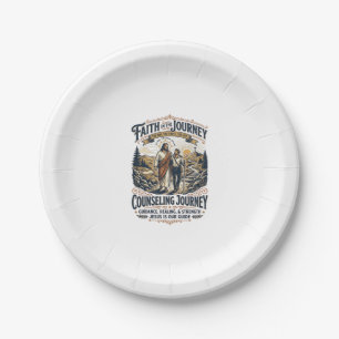 Jesus Therapy Friendly Christian Vintage Shirt Chr Paper Plate