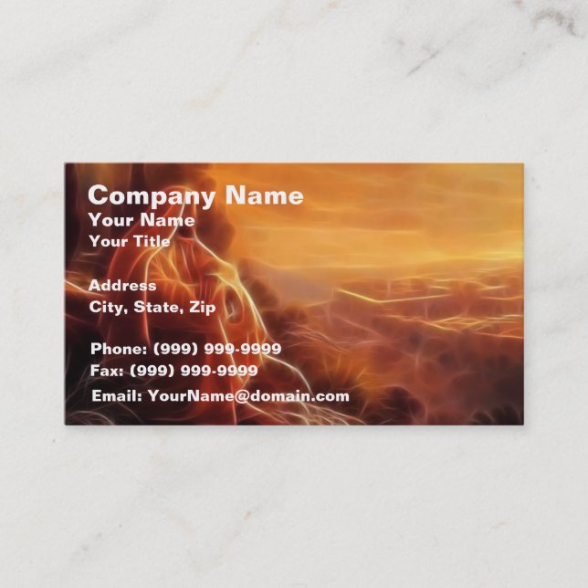Jesus Thinking About You Business Card (Front)