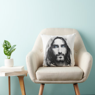 Jesus  throw pillow