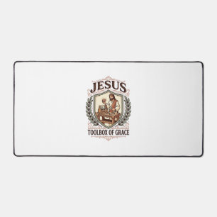 Jesus Toolbox Of Grace Jesus Toolbox Grace Christi Desk Mat