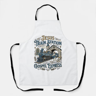 Jesus Train Station Gospel Express Jesus Train Sta Apron