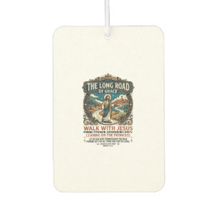 Jesus Trucker Long Haul T-Shirt Inspirational Fait Air Freshener