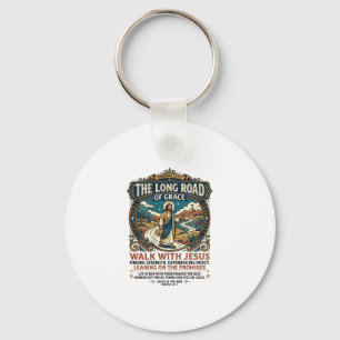 Jesus Trucker Long Haul T-Shirt Inspirational Fait Keychain