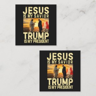 Jesus Trump - Jesus Is My Lord Saviour Card