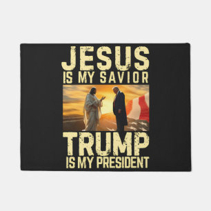 Jesus Trump - Jesus Is My Lord Saviour Doormat