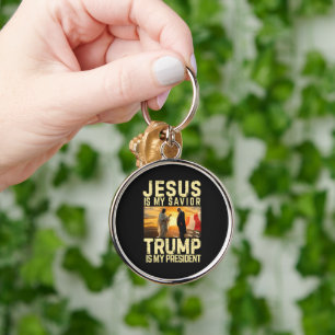 Jesus Trump - Jesus Is My Lord Saviour Keychain