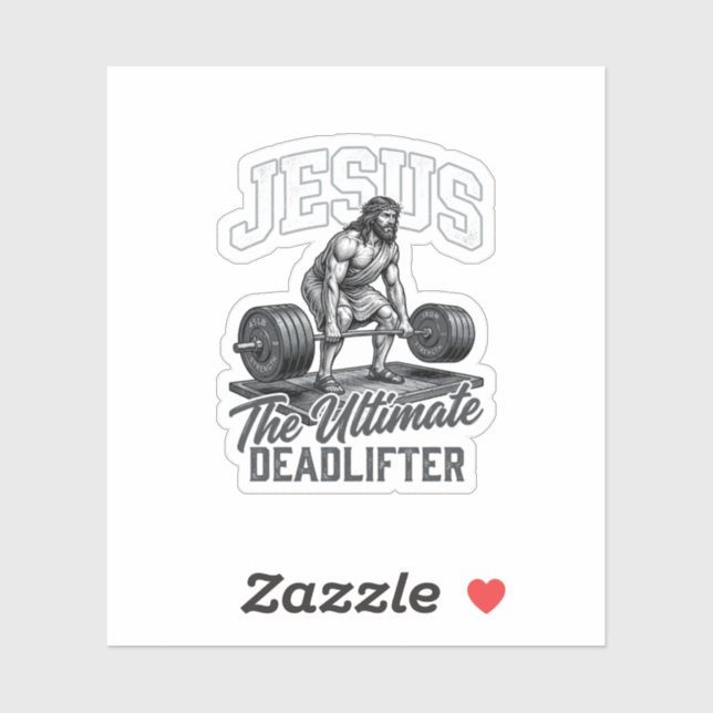 Jesus Ultimate Deadlifter Vintage Vector Shirt Des (Sheet)