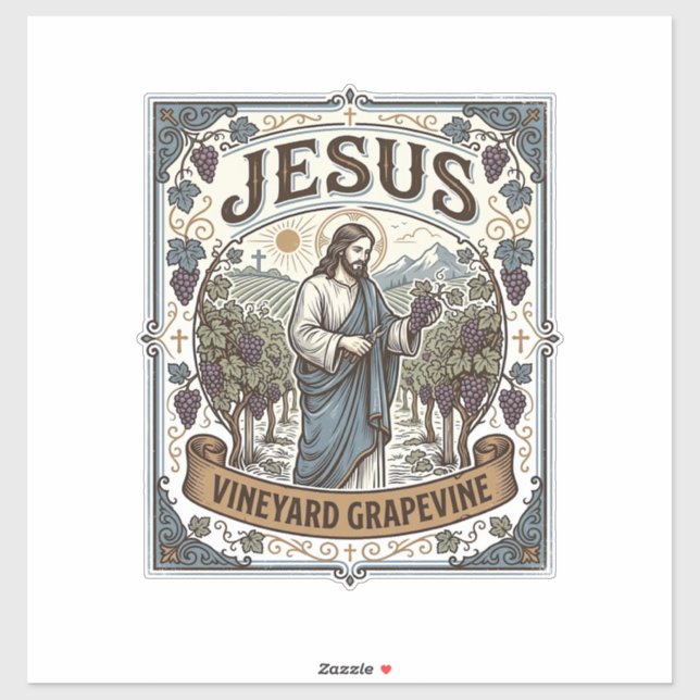 Jesus Vineyard Grapevine Jesus Vineyard Grapevine  (Sheet)