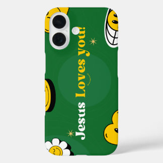 Jésus vous aime sourire joli iPhone / coque ipad