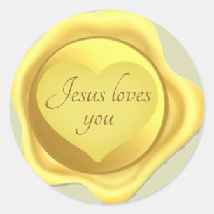 Jésus vous aime Sticker