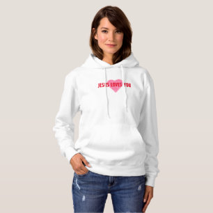 JÉSUS VOUS AIME Sweat - shirt à capuche