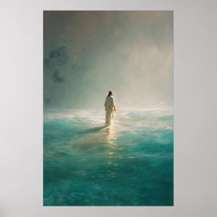 Jesus Walking On Water Christian Wall Art Jesus