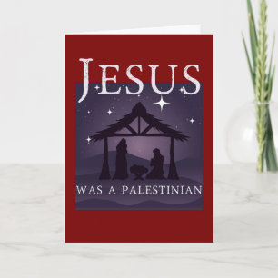 Jesus Was A Palestinian Christmas Card Solidarity