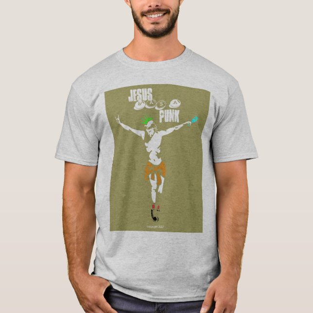 Jesus was a punk T-Shirt (Front)
