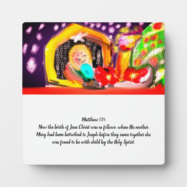 Jesus was Miracles  Magnet Door Sign Acrylic Print Plaque (Front)