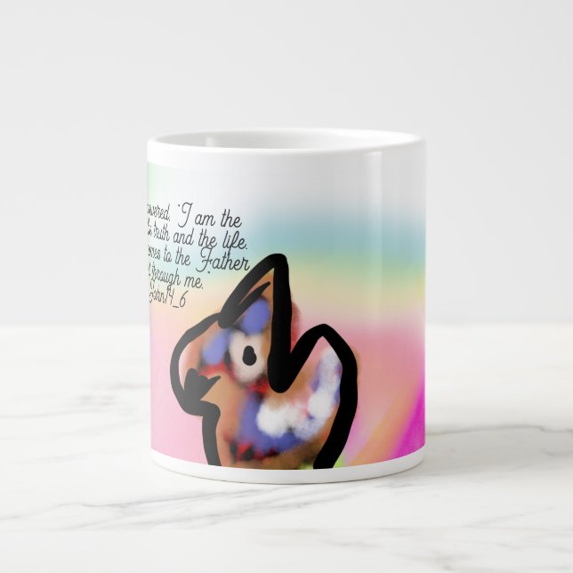 jesus way large coffee mug (Front)