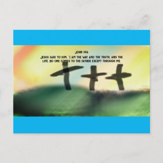 Jesus way postcard