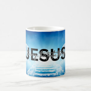 Jesus way, truth, life John 14:6 Heaven Stairs Coffee Mug