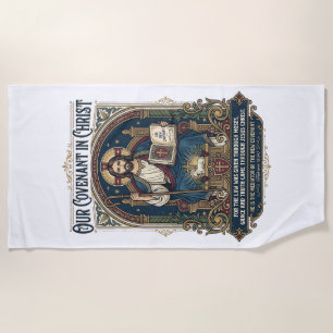 Jesus Wedding Photographer Shirt Christian Beach Towel
