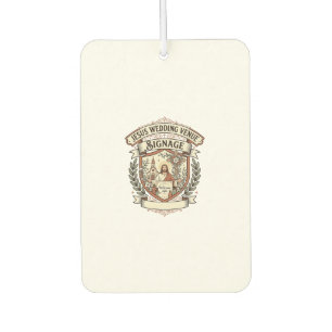 Jesus Wedding Venue Signage Jesus Wedding Venue Si Air Freshener