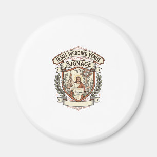 Jesus Wedding Venue Signage Jesus Wedding Venue Si Magnet