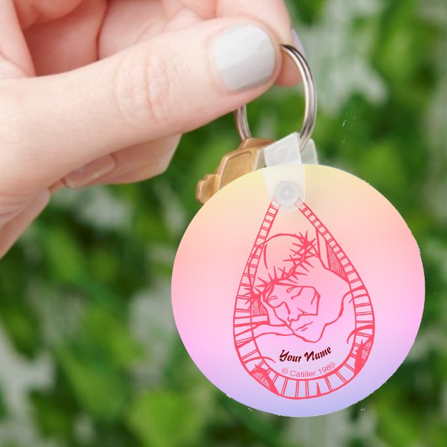 Jesus Wept  Christian  Keychain (Creator Uploaded)