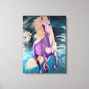 Jesus' White Horse Revelation 19:11 Canvas Print