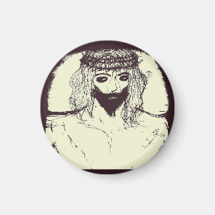 Jesus will save us and the sky open up  magnet