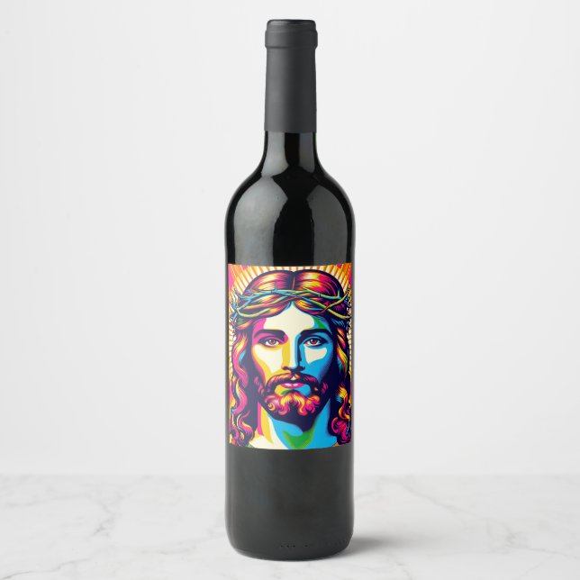 Jesus wine label. label (Front)