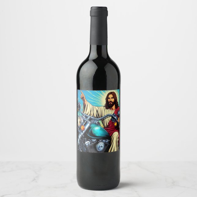 Jesus wine label! wine label (Front)