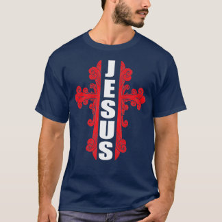 Jesus with cross tea T-Shirt