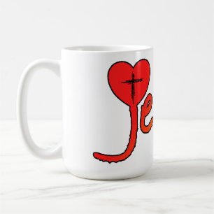 Jesus with Heart Coffee Mug
