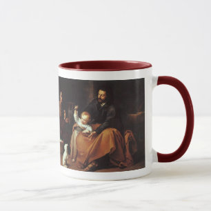 Jesus with Sparrow - Murillo, ...The Word was... Mug