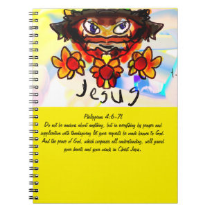 jesus with sunflowers giant coffee mug magnet notebook