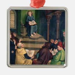 Jesus with the Doctors Metal Ornament