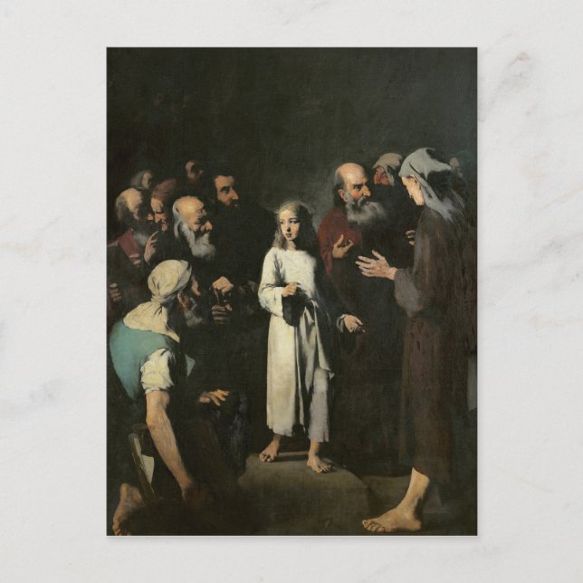 Jesus with the Doctors Postcard (Front)