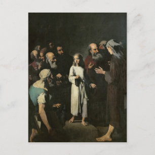 Jesus with the Doctors Postcard