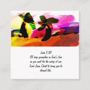 Jesus word  enclosure card