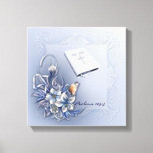 Jesus Word  Premium Wrapped Canvas (Gloss)