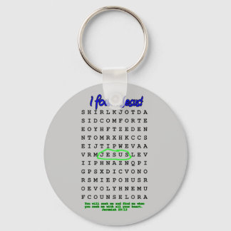 Jesus Word Search Puzzle Keychain