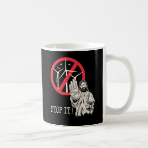 Jesus would be against wind power coffee mug