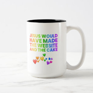 Jesus Would  Two-Tone Coffee Mug