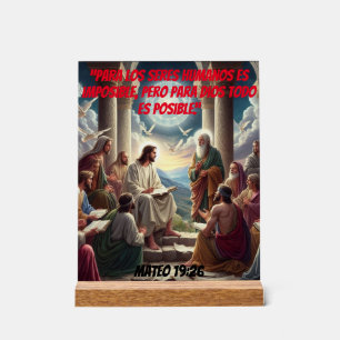 Jesús y los Discípulos : Mateo 19:26