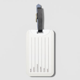 Jesus Yeshua, an acrylic baggage Luggage Tag