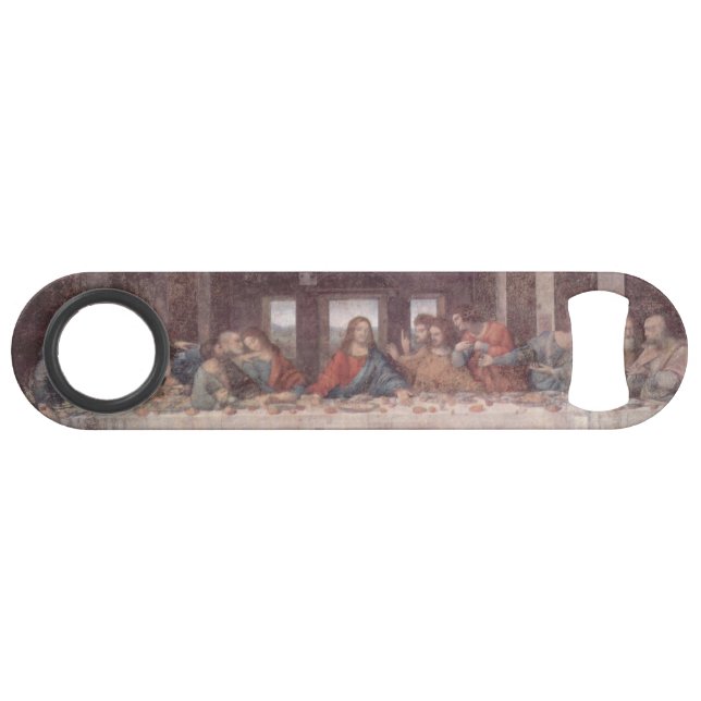 Jesus "Yeshua" The Last Supper, Leonardo da Vinci Bar Key (Front (Horizontal))