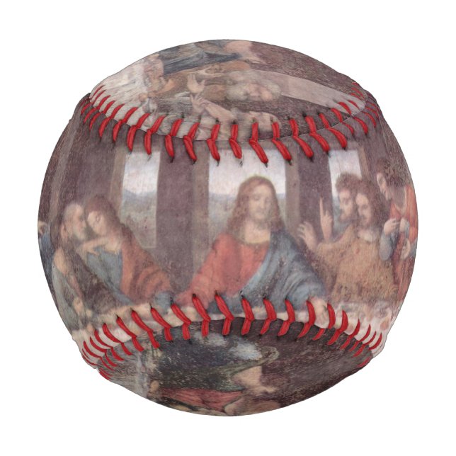 Jesus "Yeshua" The Last Supper, Leonardo da Vinci Baseball (Front)
